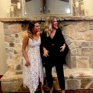 Black cut out jumpsuit